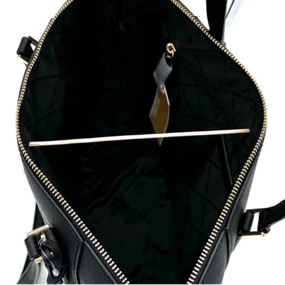 Michael Kors Large Charlotte Tote Bag & Large Continental Wallet Wristlet Black - Picture 9 of 15